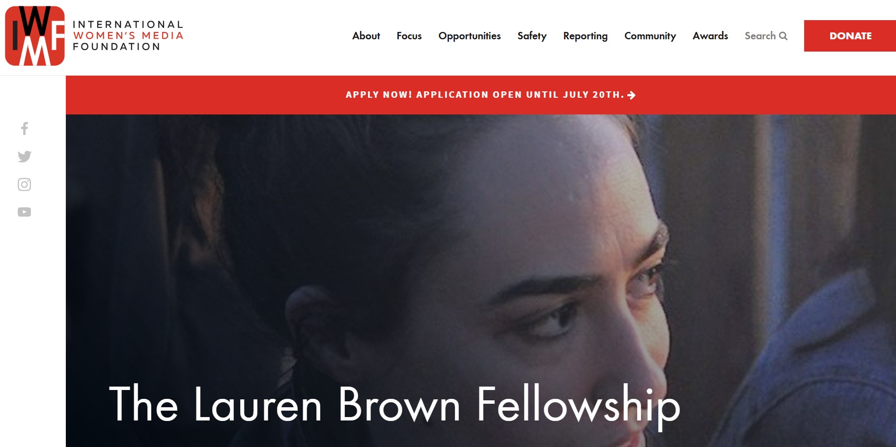 IWMF Lauren Brown Fellowship 2025