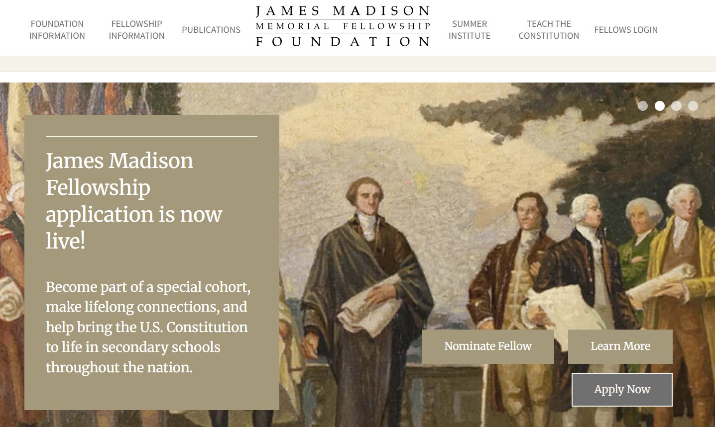 James Madison Graduate Fellowship 2026