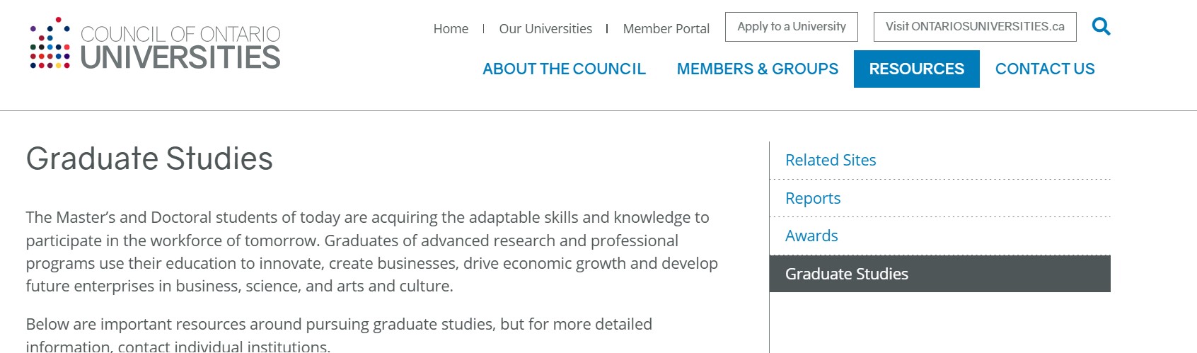 Ontario Graduate Scholarship (OGS)