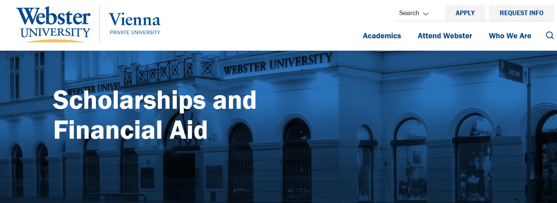 Webster Vienna Training Scholarship 2025 f