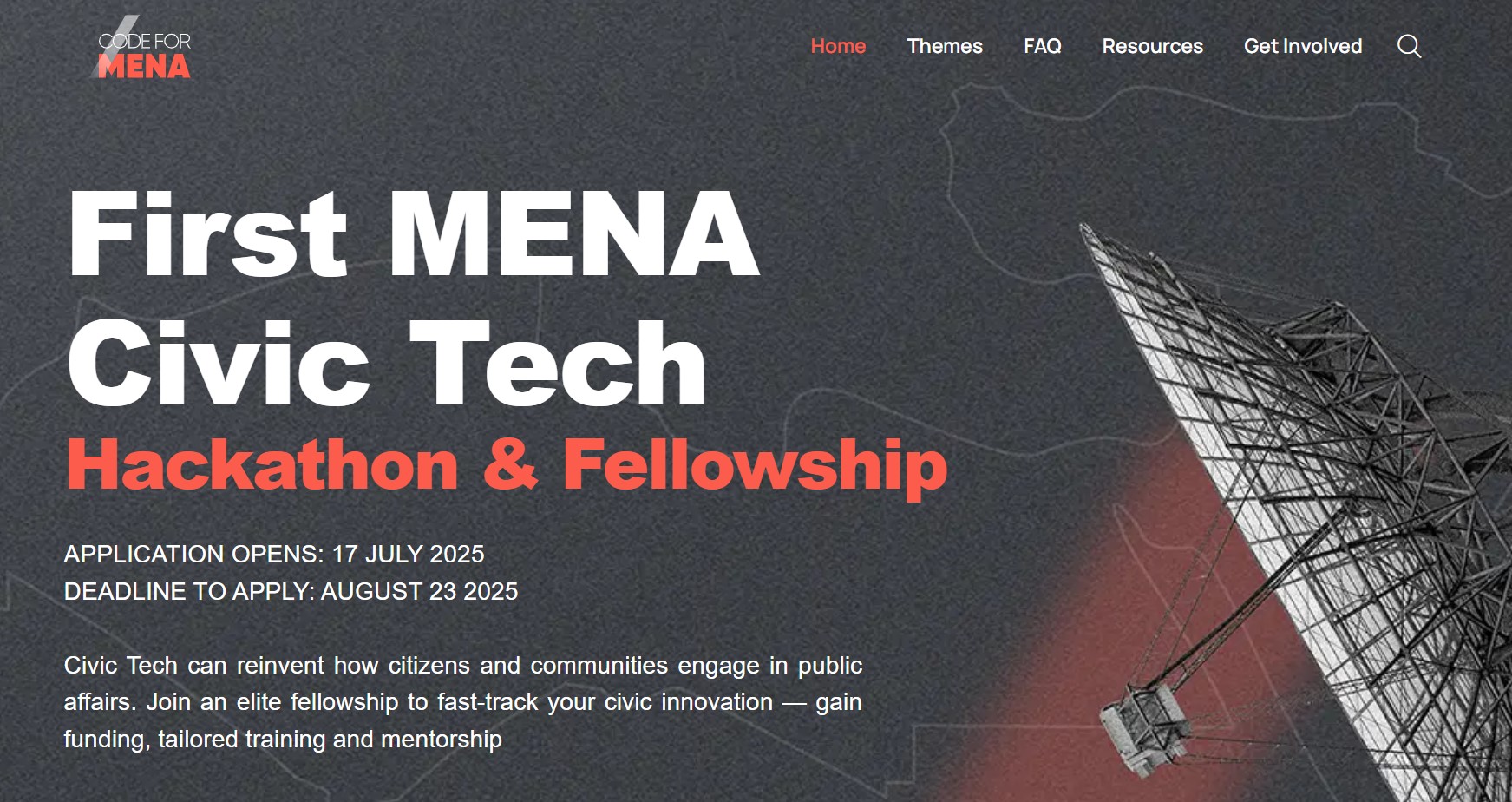 2025 Code for MENA Digital Democracy Hackathon Fellowship