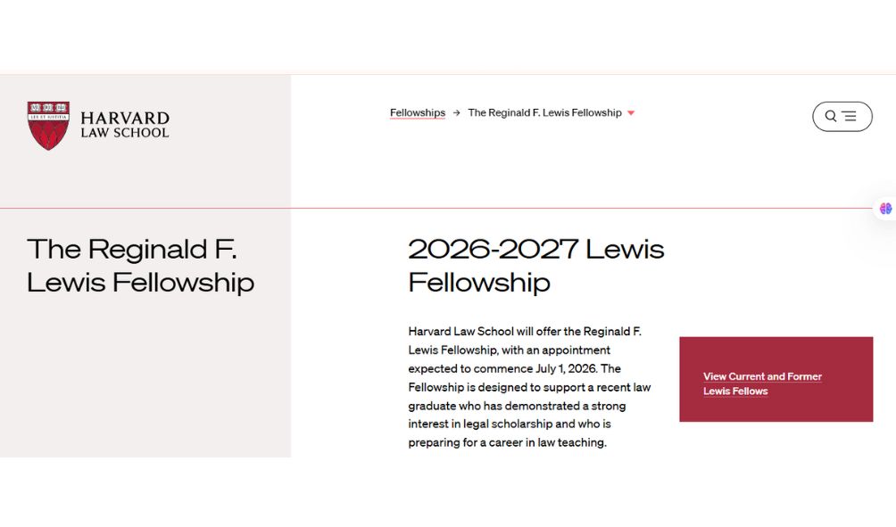 Harvard Law School Fellowship