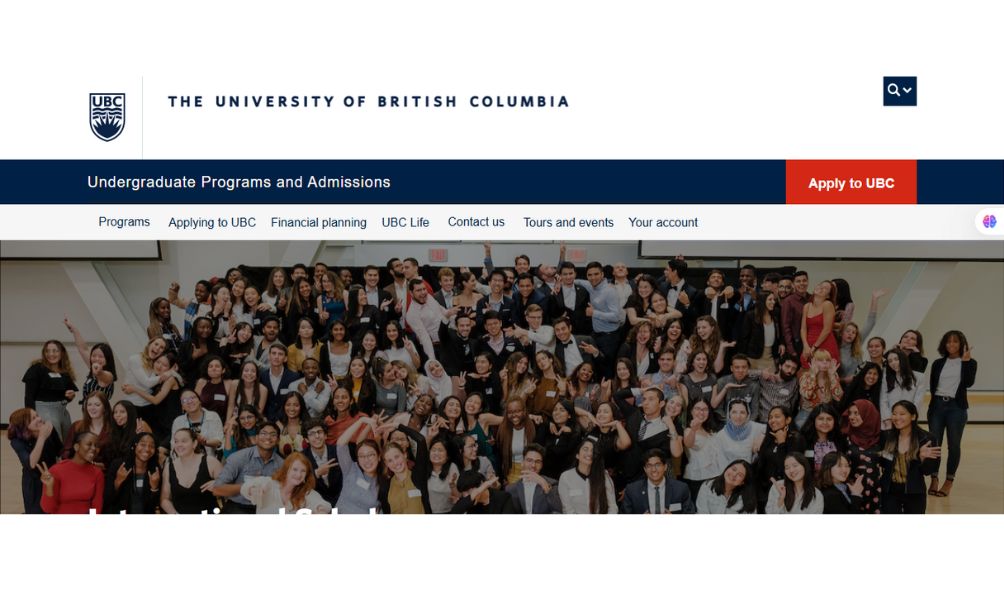 University of British Columbia International Scholars Program