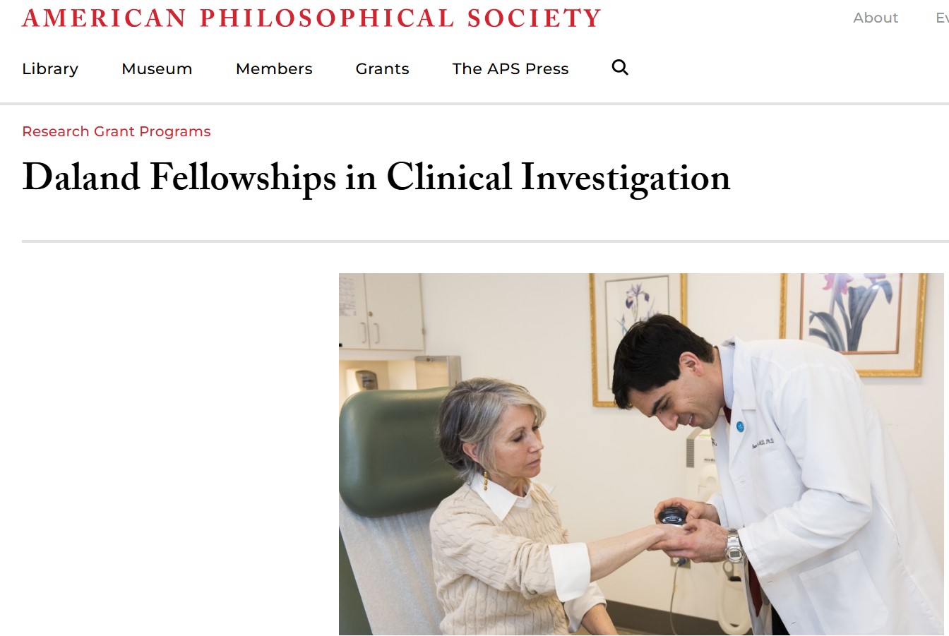 Daland Fellowships in Clinical Investigation 2025 