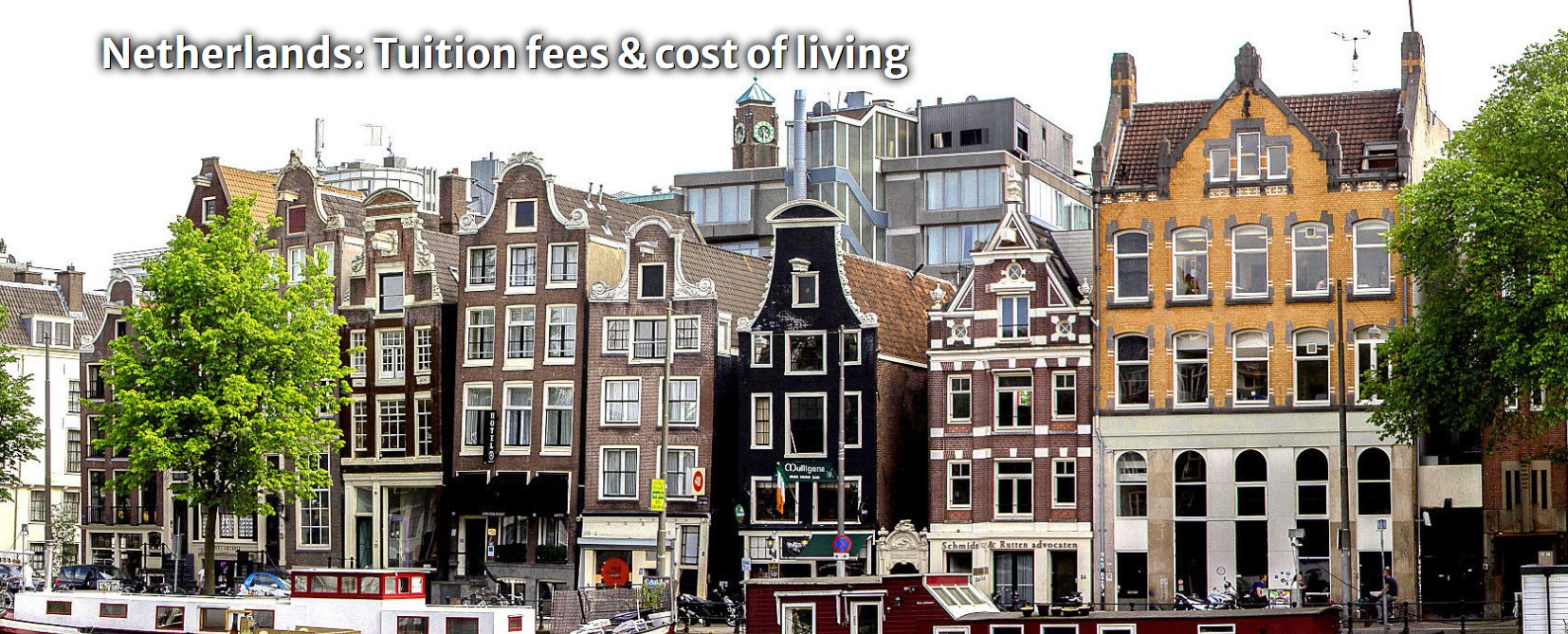 Netherlands Tuition Fees & Cost of Living for International Students