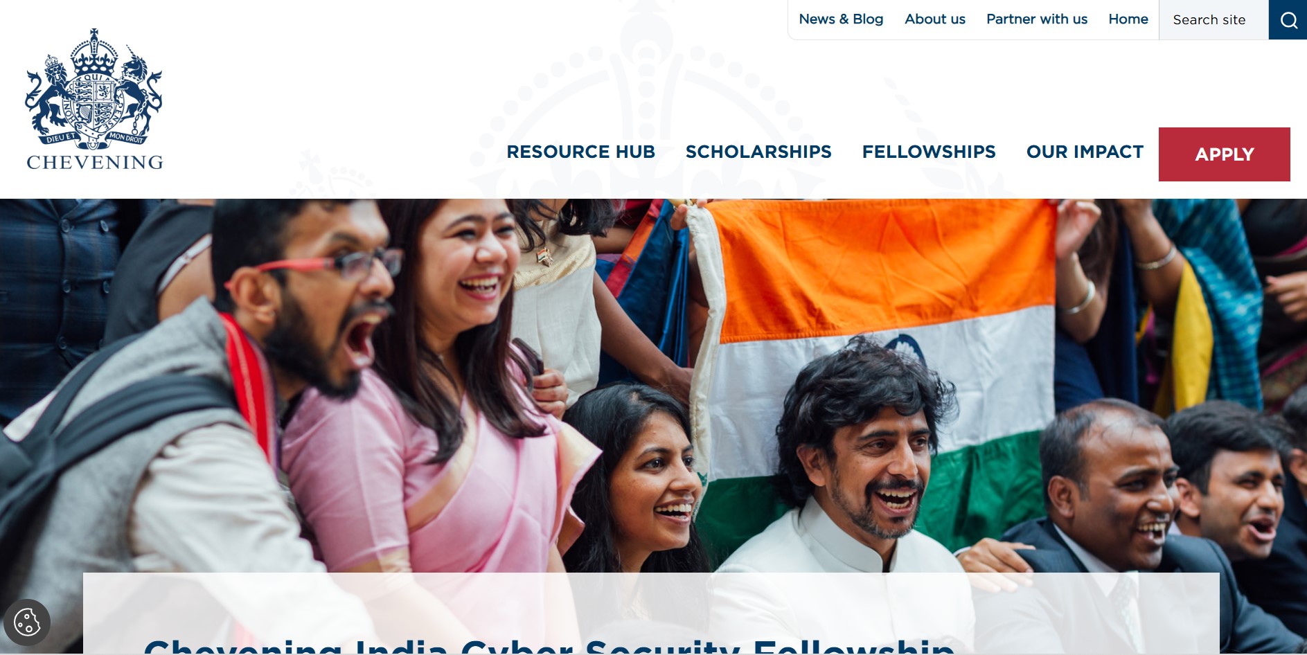 Chevening India Cyber Security Fellowship 2026-27 in the UK