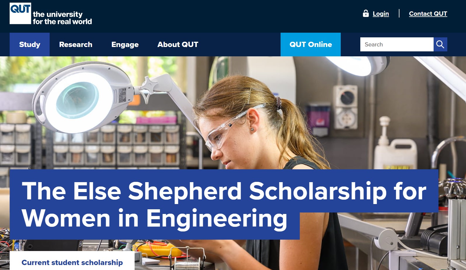 Else Shepherd Scholarship for Women in Engineering 2026