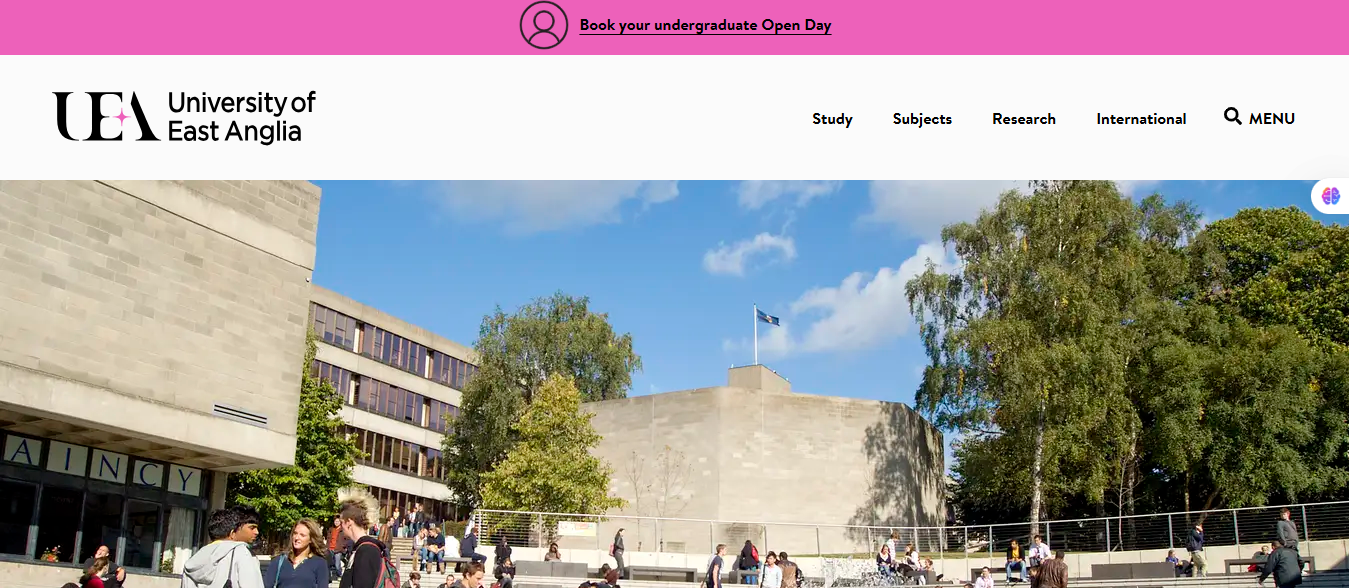 University of East Anglia Scholarship