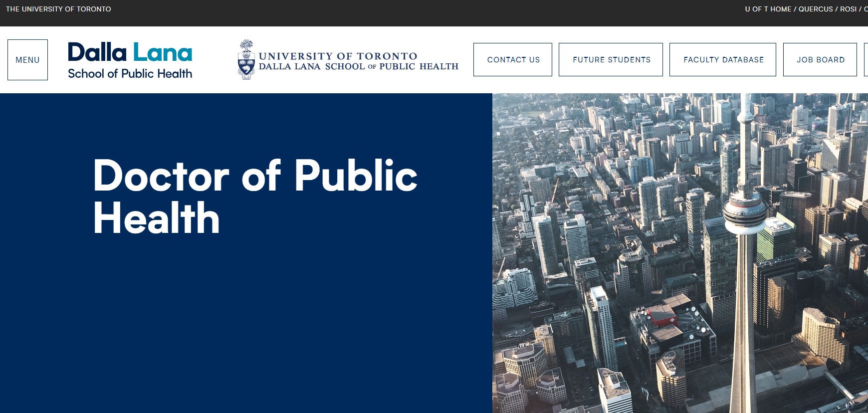 University of Toronto Mastercard Foundation Doctor of Public Health Scholarships 2026 | Fully Funded University of Toronto Mastercard Foundation Doctor of Public Health Scholarships 2026