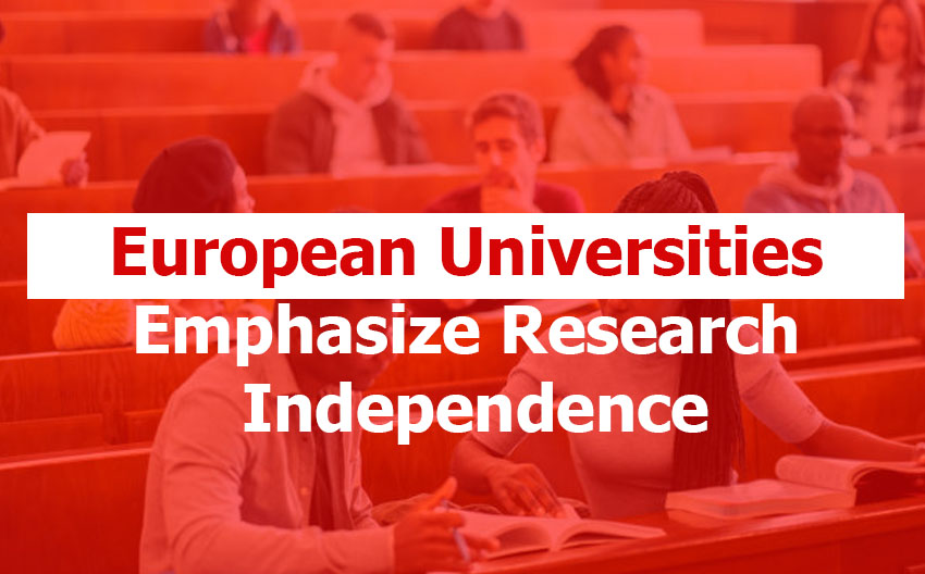 European Universities Emphasize Research Independence