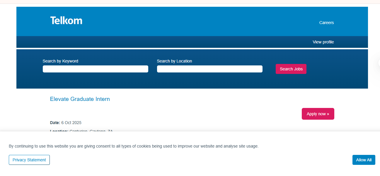 Telkom Elevate Graduate Internship Program