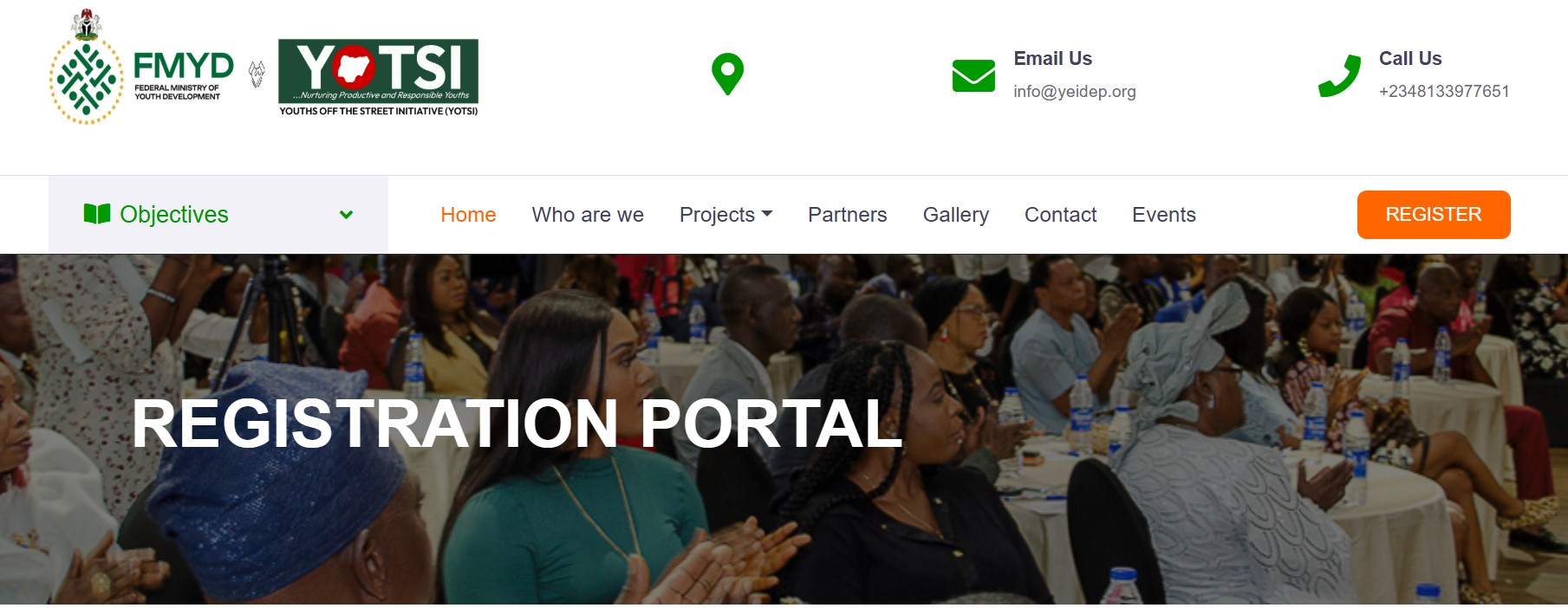 Youth Economic Intervention and De‑Radicalization Programme (YEIDEP) Registration Portal