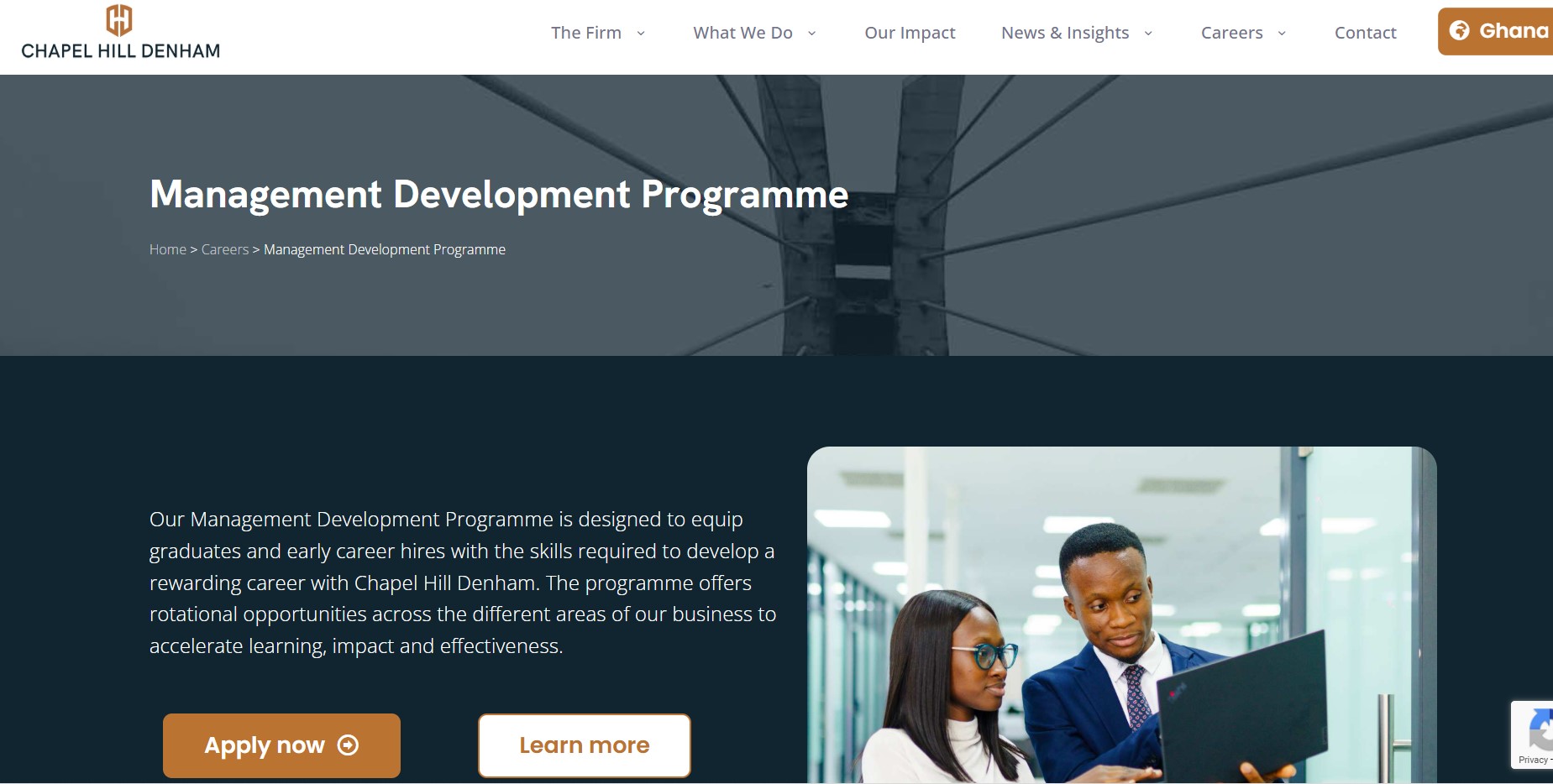 2026 Chapel Hill Denham Graduate Programme for Nigerians