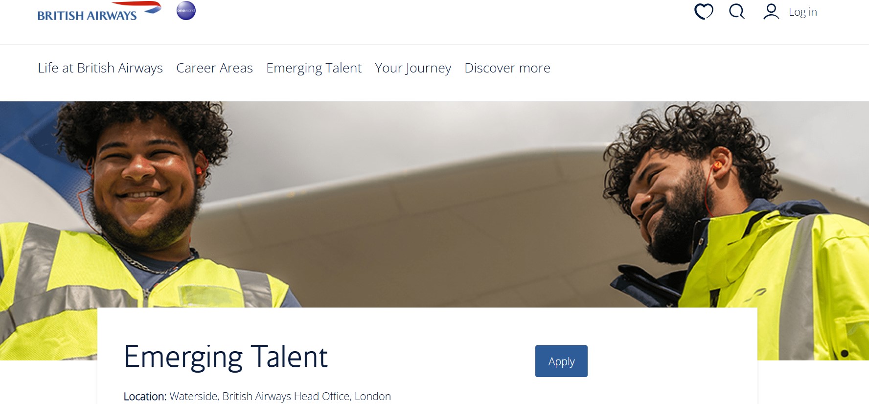 British Airways Summer Internship 2026