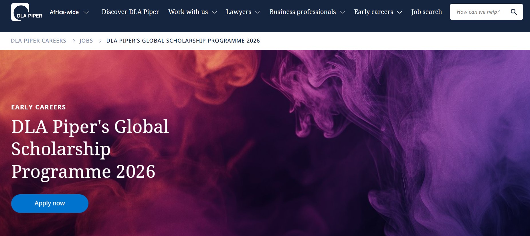 DLA Piper's Global Scholarship Programme 2026