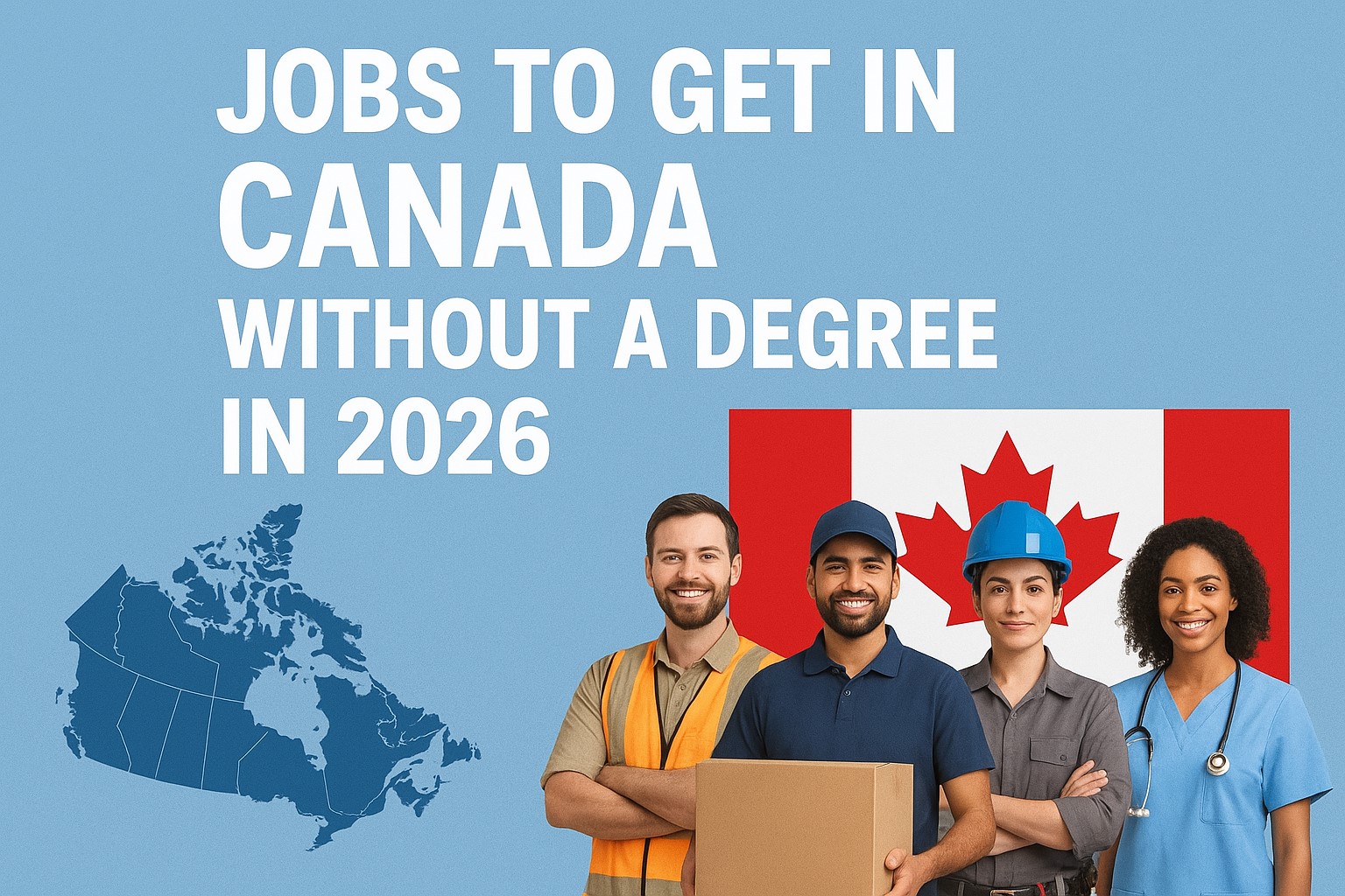 Jobs to Get in Canada Without a Degree in 2026