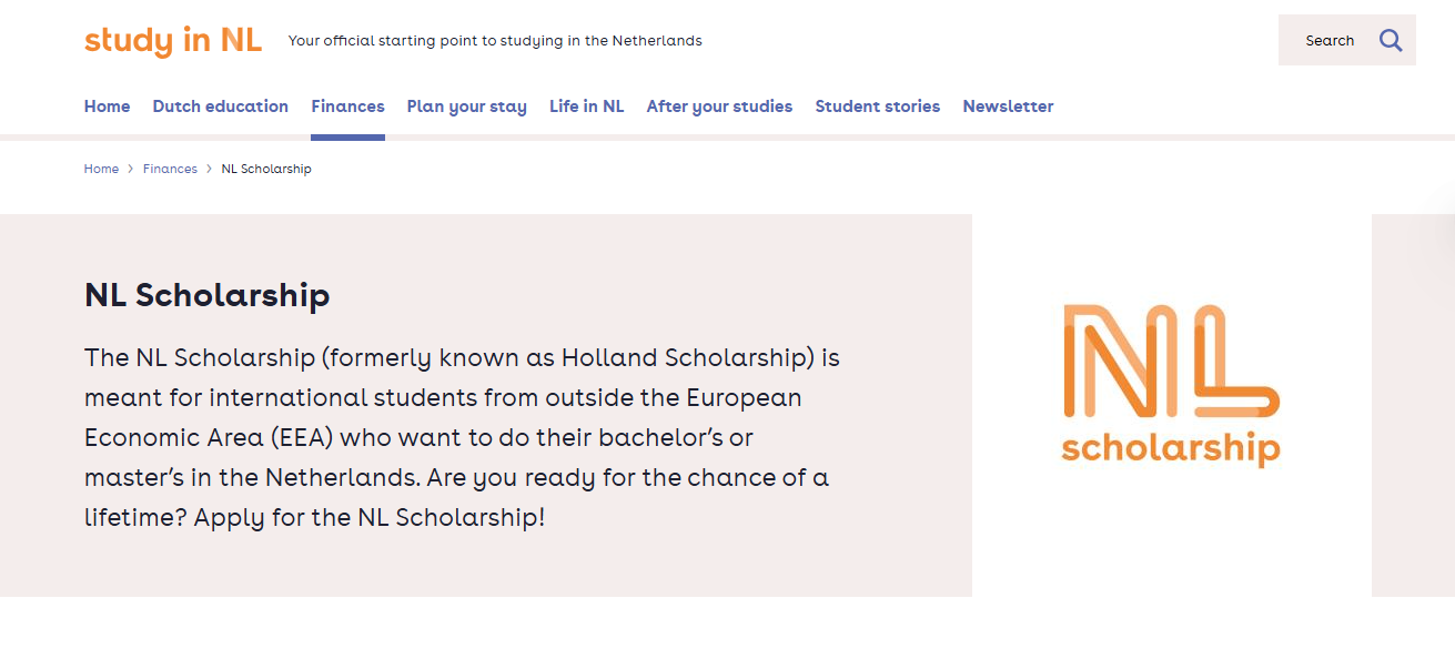 Holland (NL) Scholarships 2026