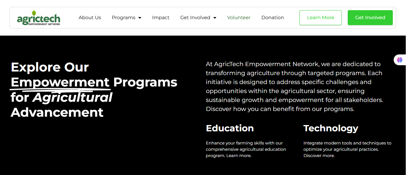 The AgriTech Undergraduate Scholarship Programme for Nigerians – Fully Funded The AgriTech Undergraduate Scholarship