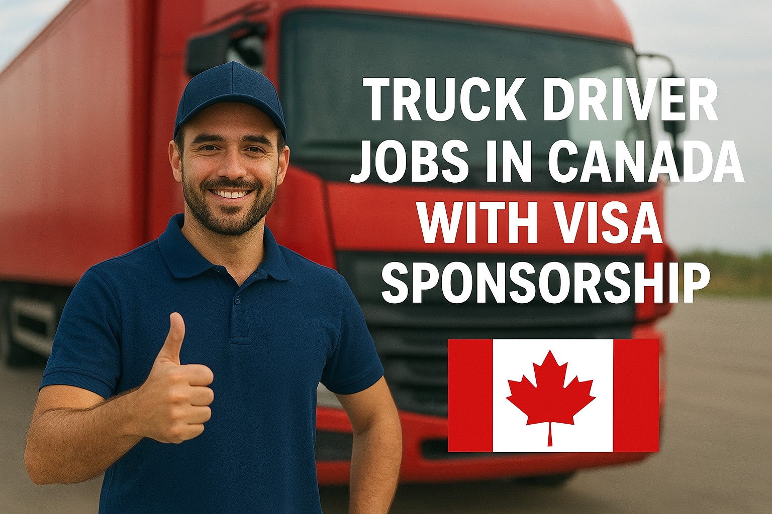 Truck Driver Jobs in Canada with Visa Sponsorship