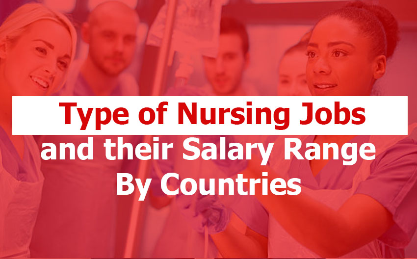 Type of Nursing Jobs and their Salary Range By Countries