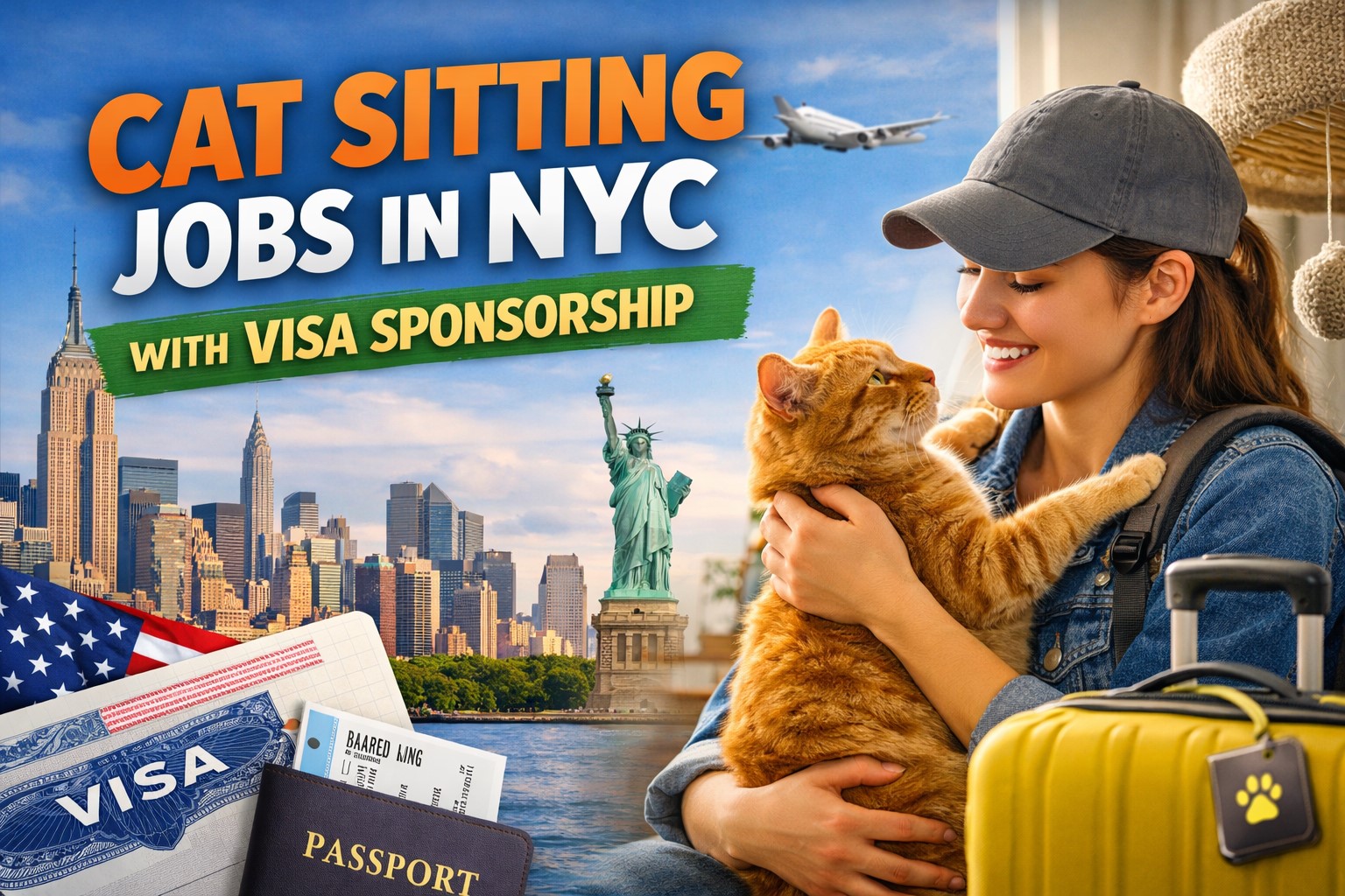 Cat Sitting Jobs in NYC With Visa Sponsorship: What Foreigners Need to Know in 2026 Cat Sitting Jobs in NYC With Visa Sponsorship