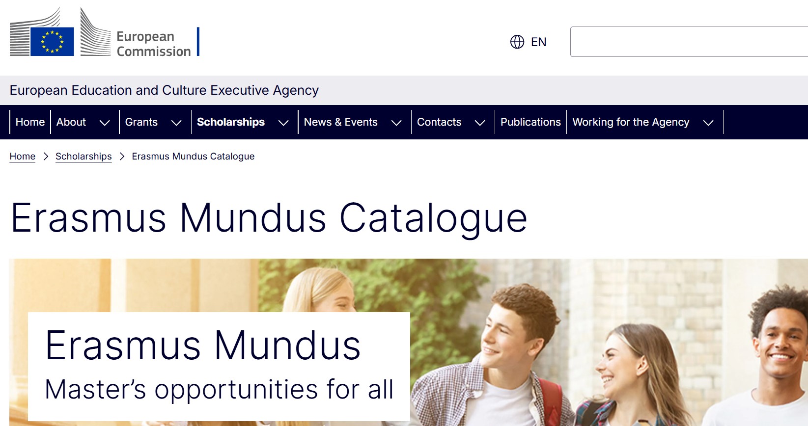 Erasmus Mundus Scholarship 2026 