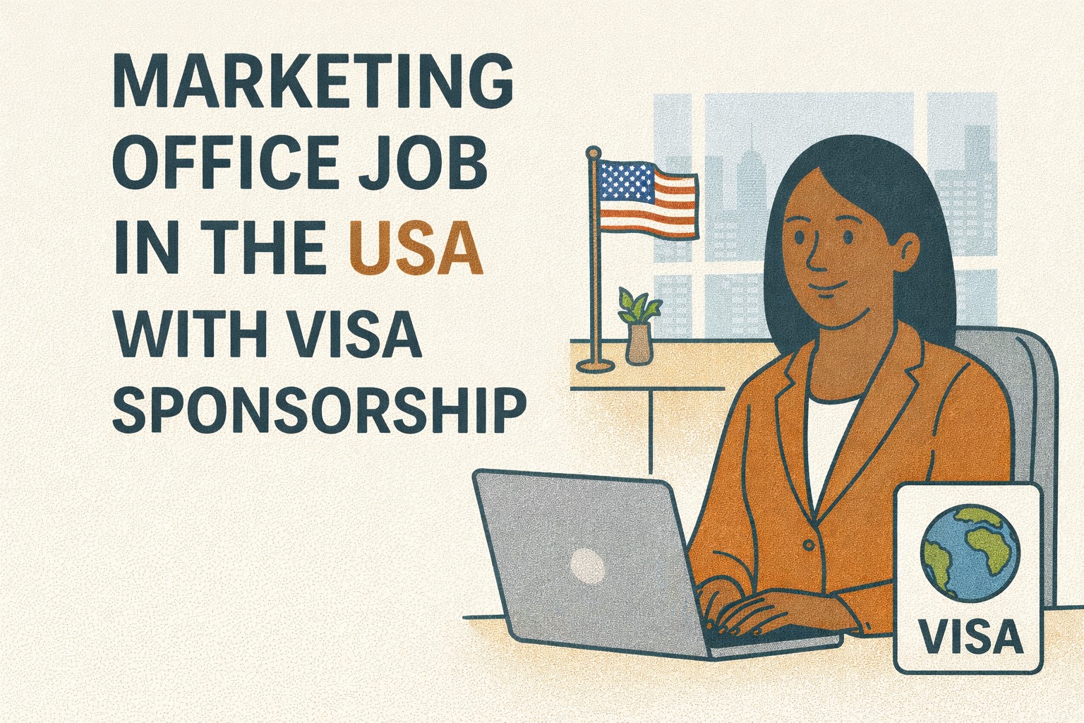 Marketing Office Job in the USA with Visa Sponsorship 