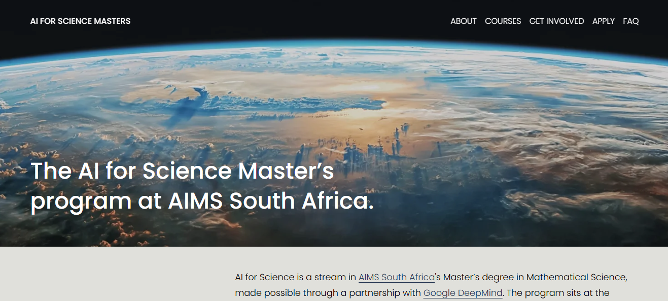 AIMS South Africa & DeepMind AI for Science