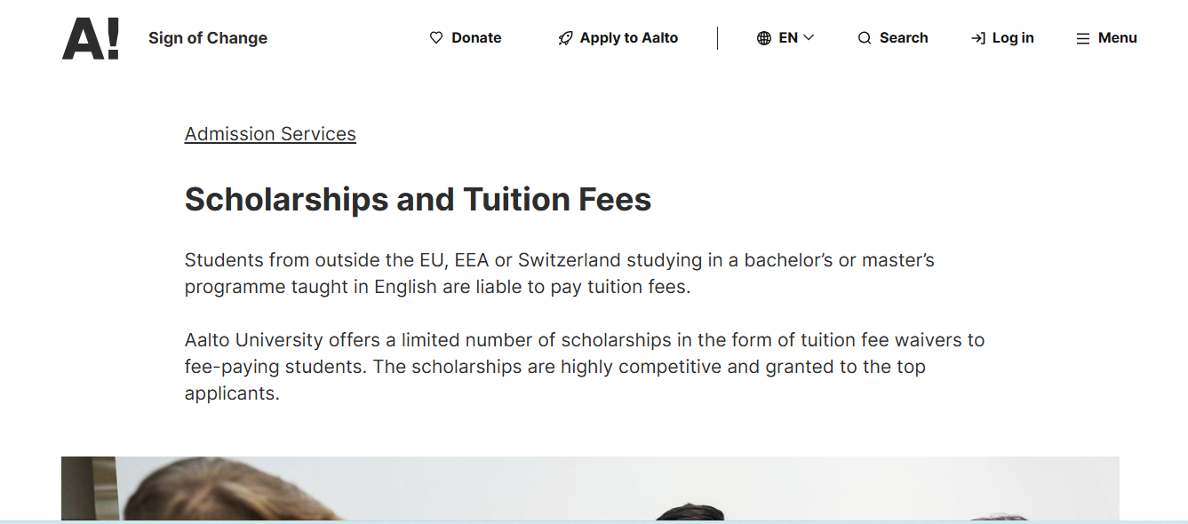 Aalto University Scholarships