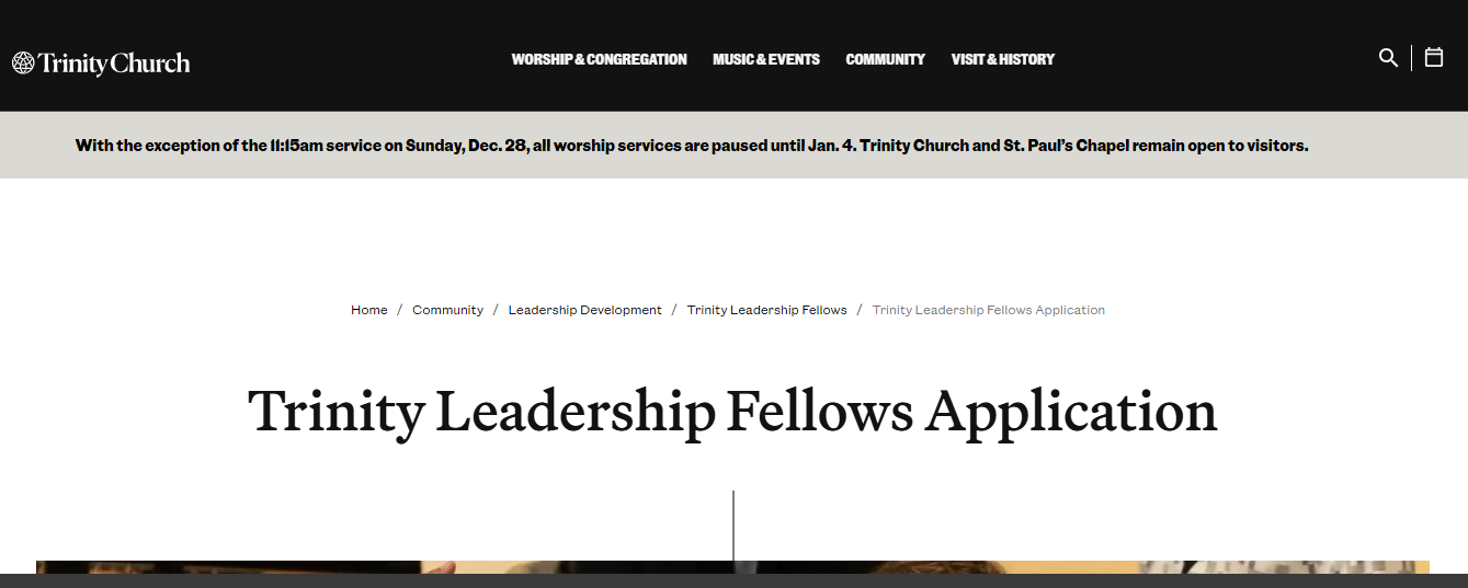 Trinity Leadership Fellowship