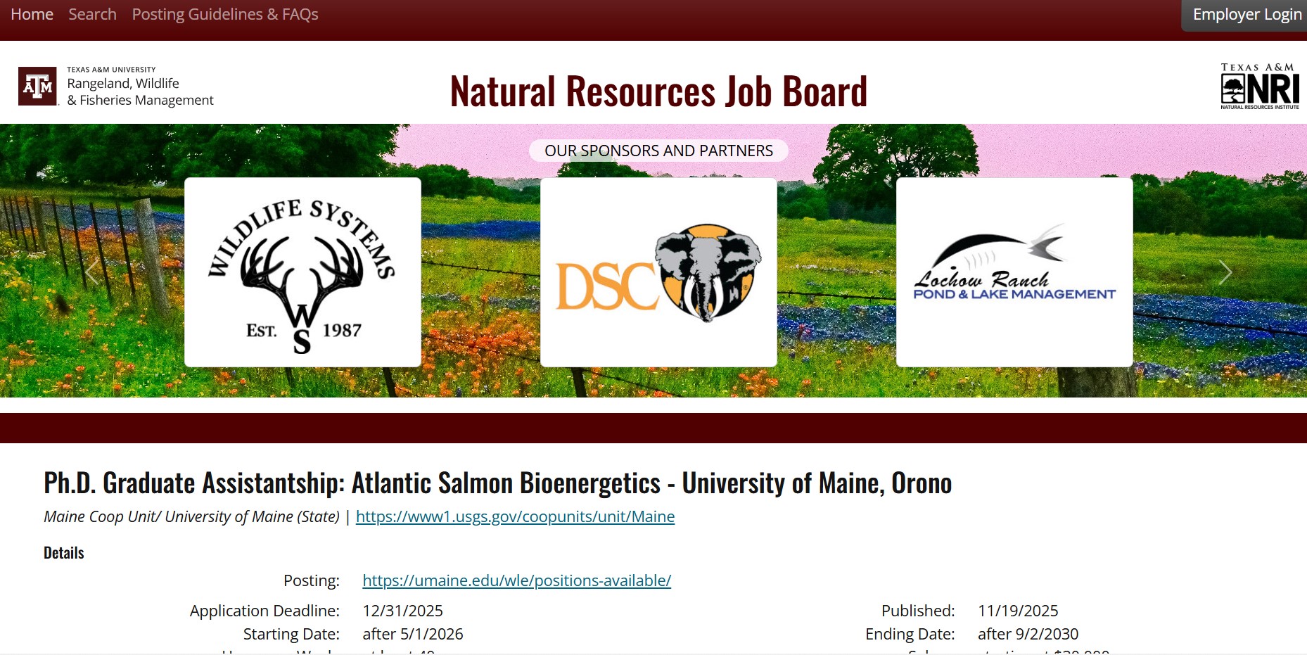 University of Maine Scholarship in USA 2026