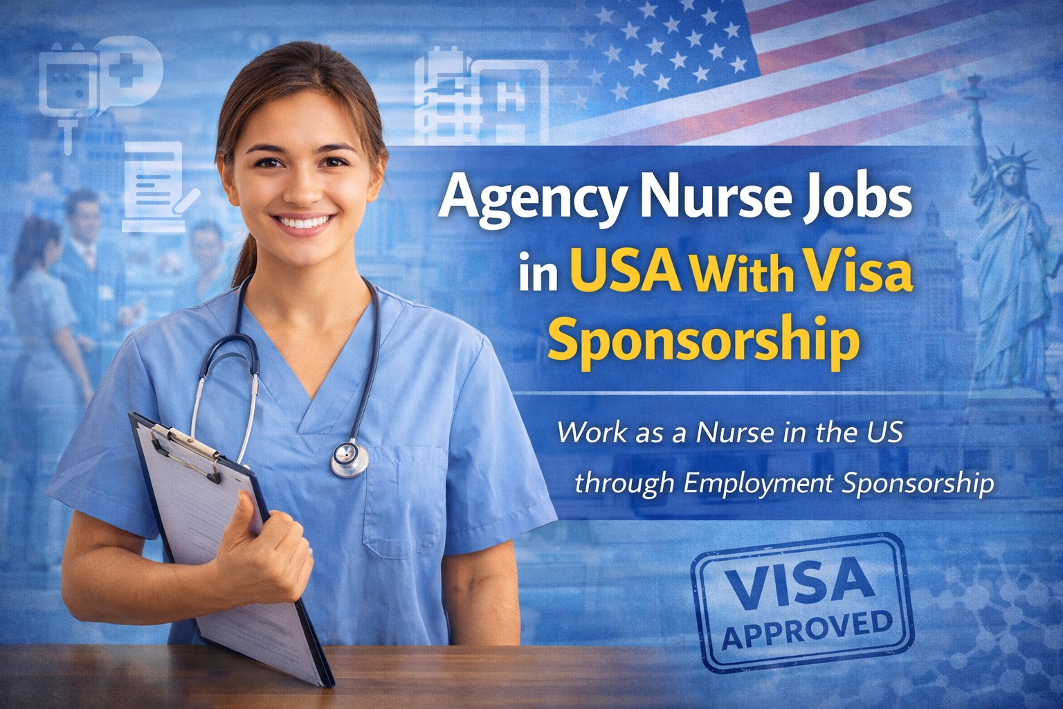 Agency Nurse Jobs in USA With Visa Sponsorship 