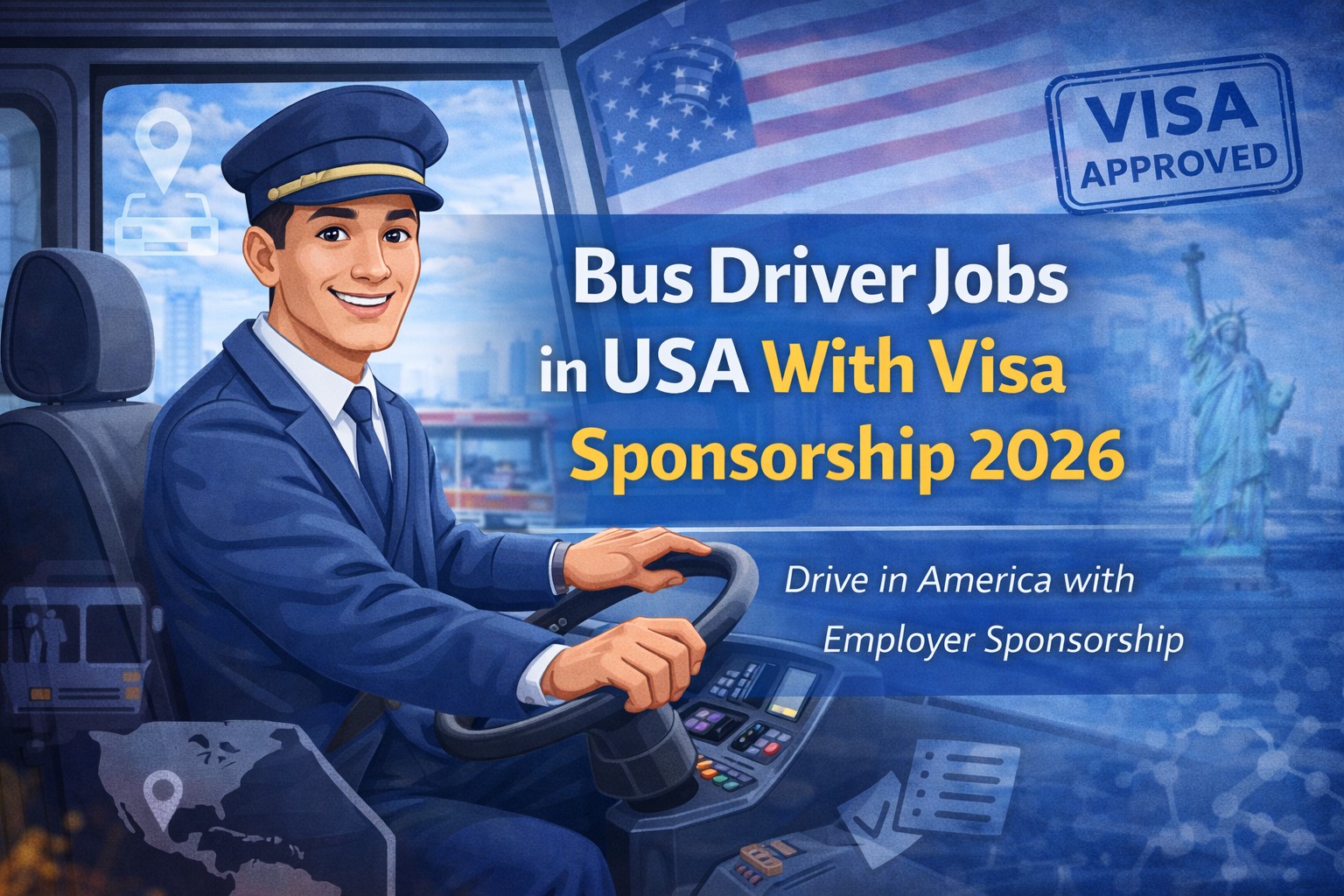 Bus Driver Jobs in USA With Visa Sponsorship 2026 