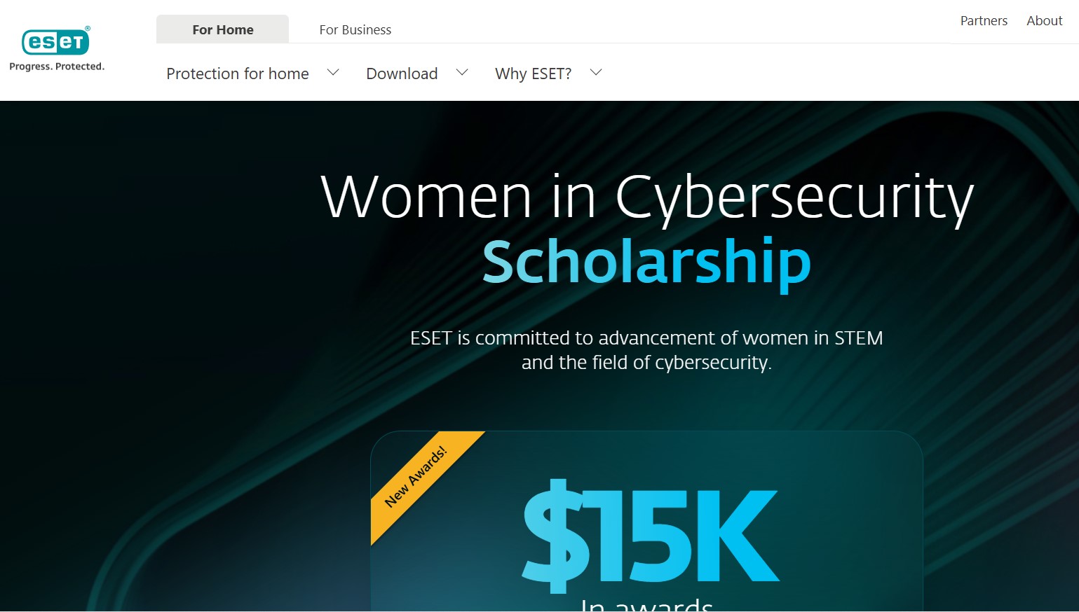 ESET Women in Cybersecurity Scholarship 2026