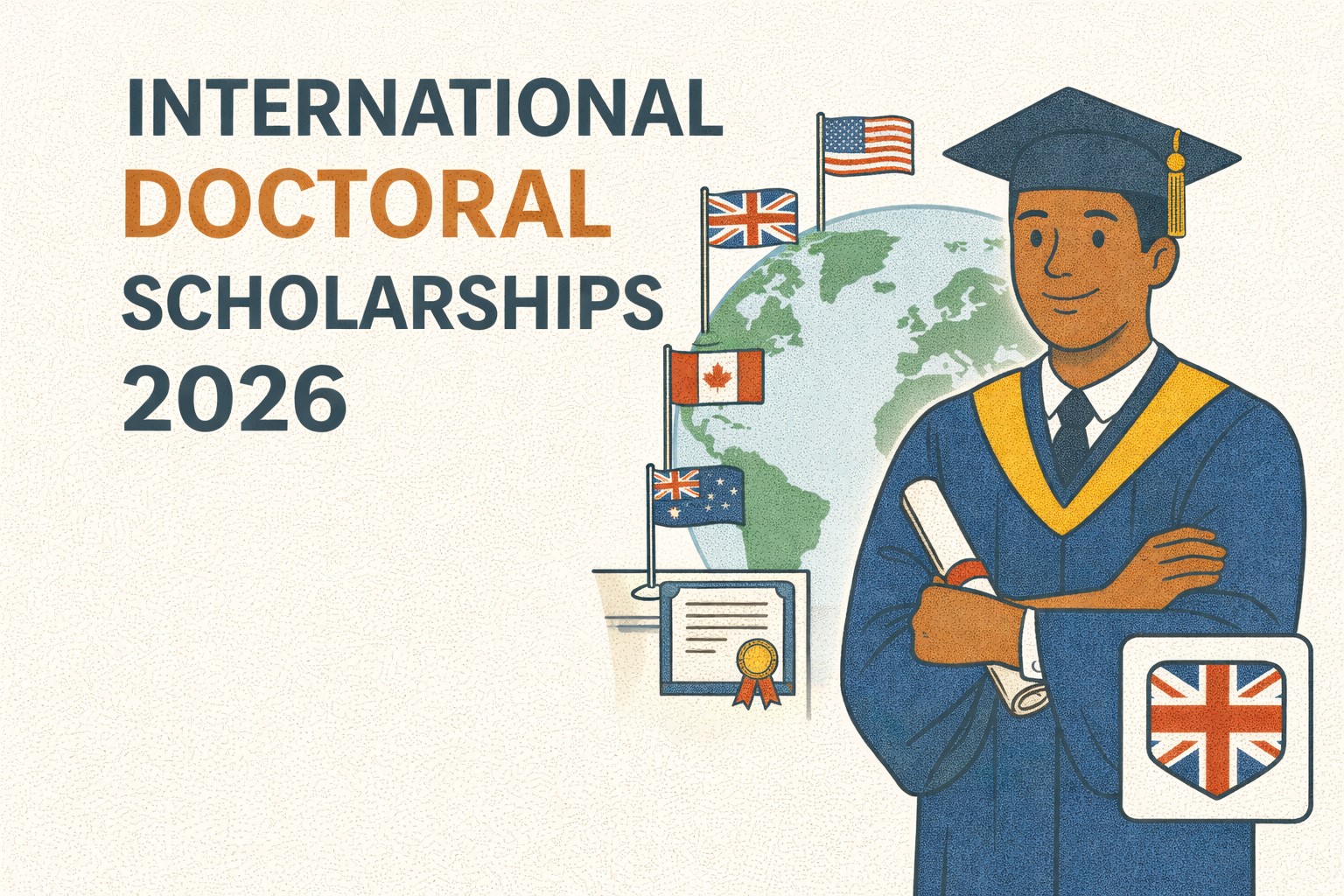 Fully Funded International Doctoral Scholarships 2026 for PhD Students Worldwide Fully Funded International Doctoral Scholarships 2026