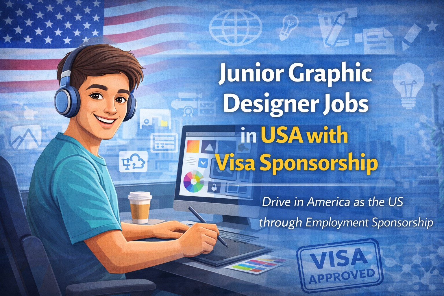 Junior Graphic Designer Jobs in USA with Visa Sponsorship