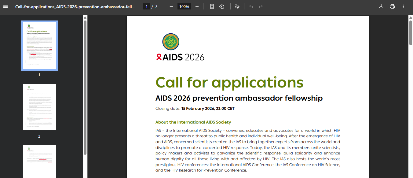 International AIDS Society