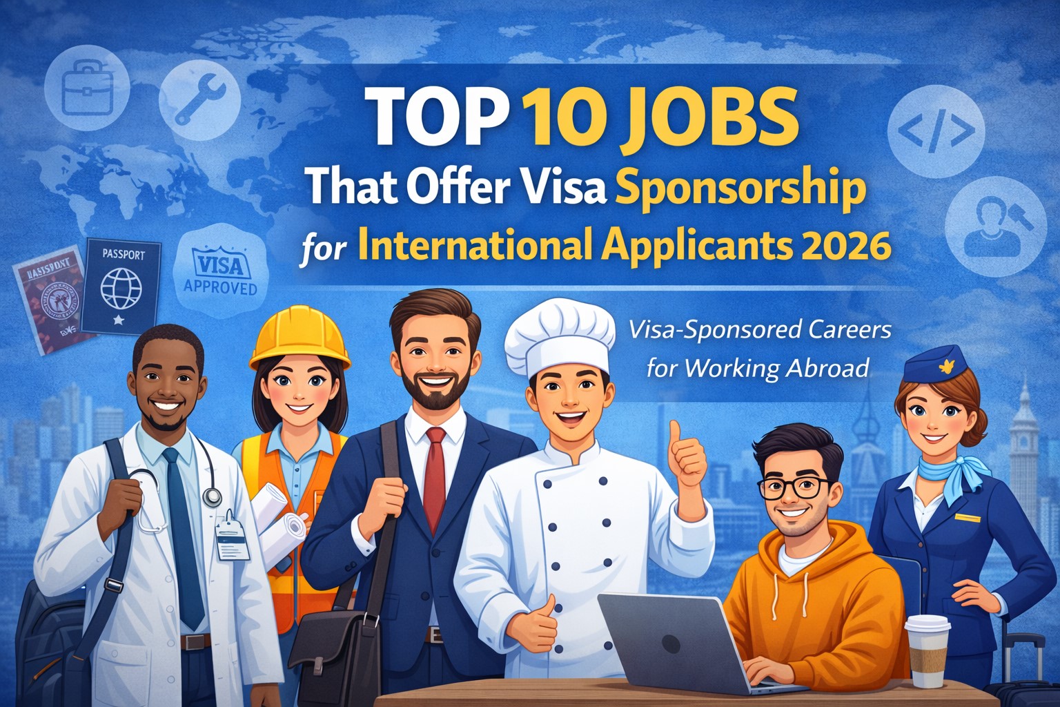 Top 10 Jobs That Offer Visa Sponsorship for International Applicants 2026