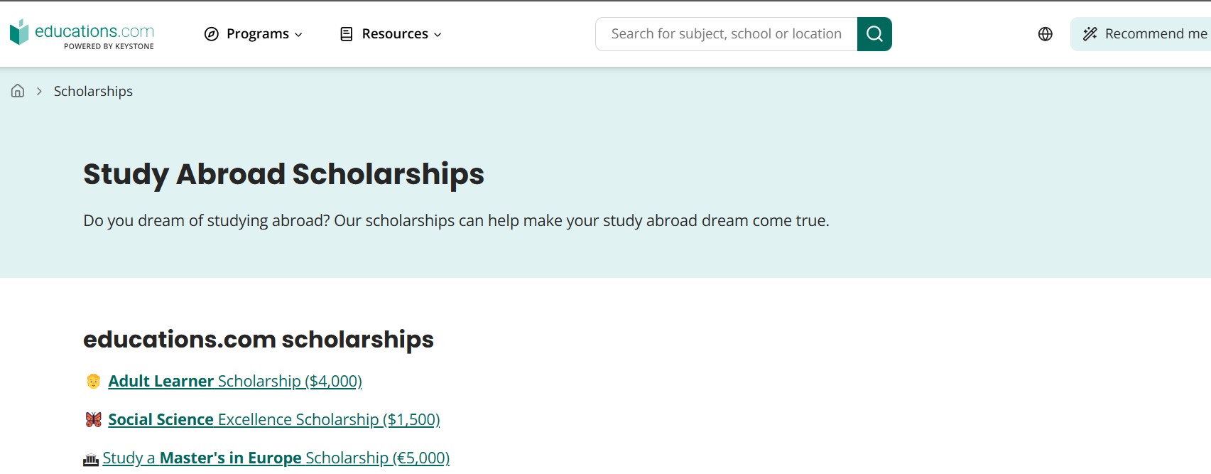 Educations.com Master’s Scholarship 2026 