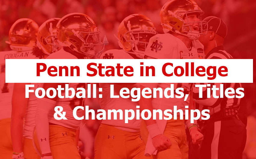 Penn State college football White Out game at Beaver Stadium with fans dressed in white in State College Pennsylvania.