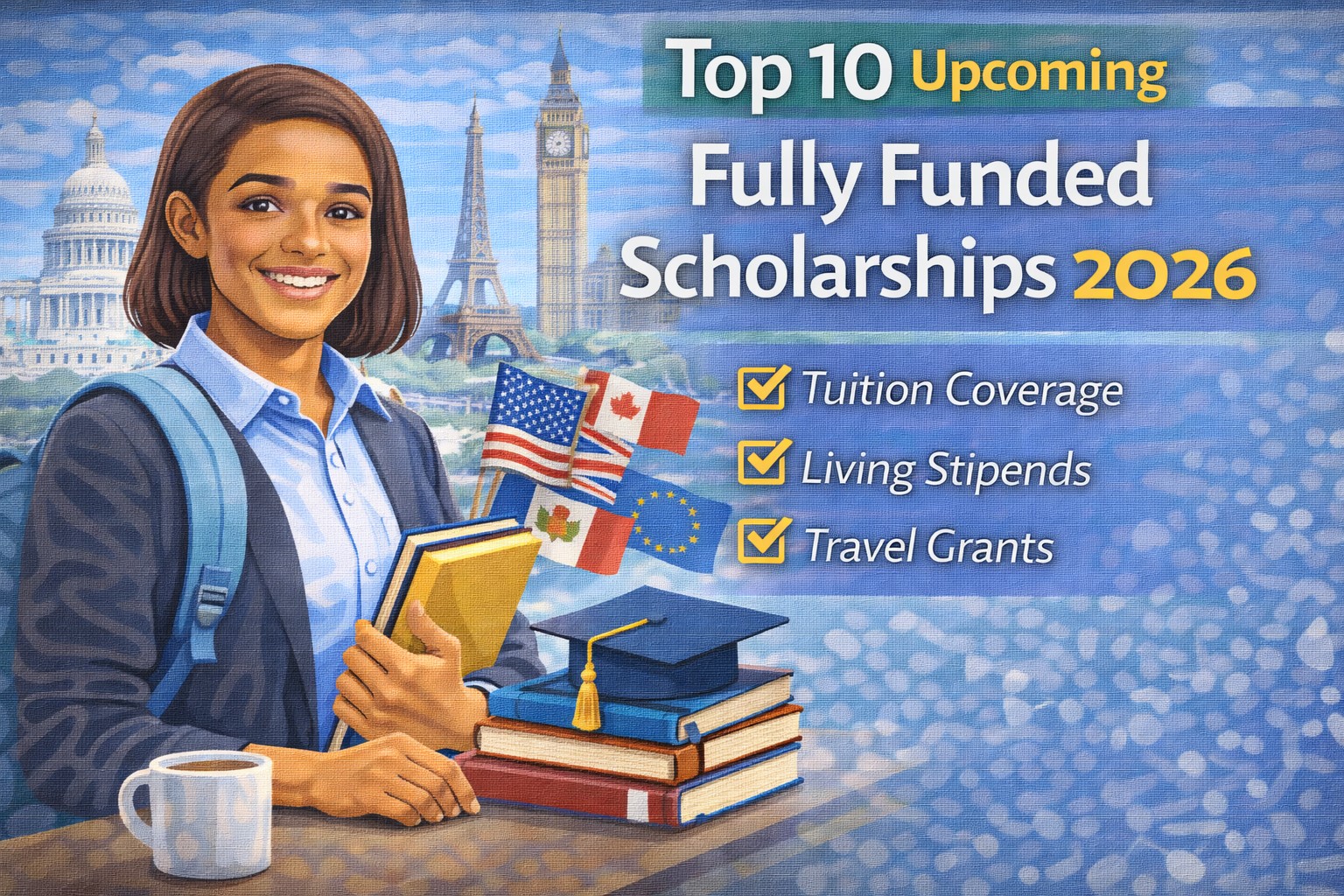 Top 10 Upcoming Fully Funded Scholarships 2026