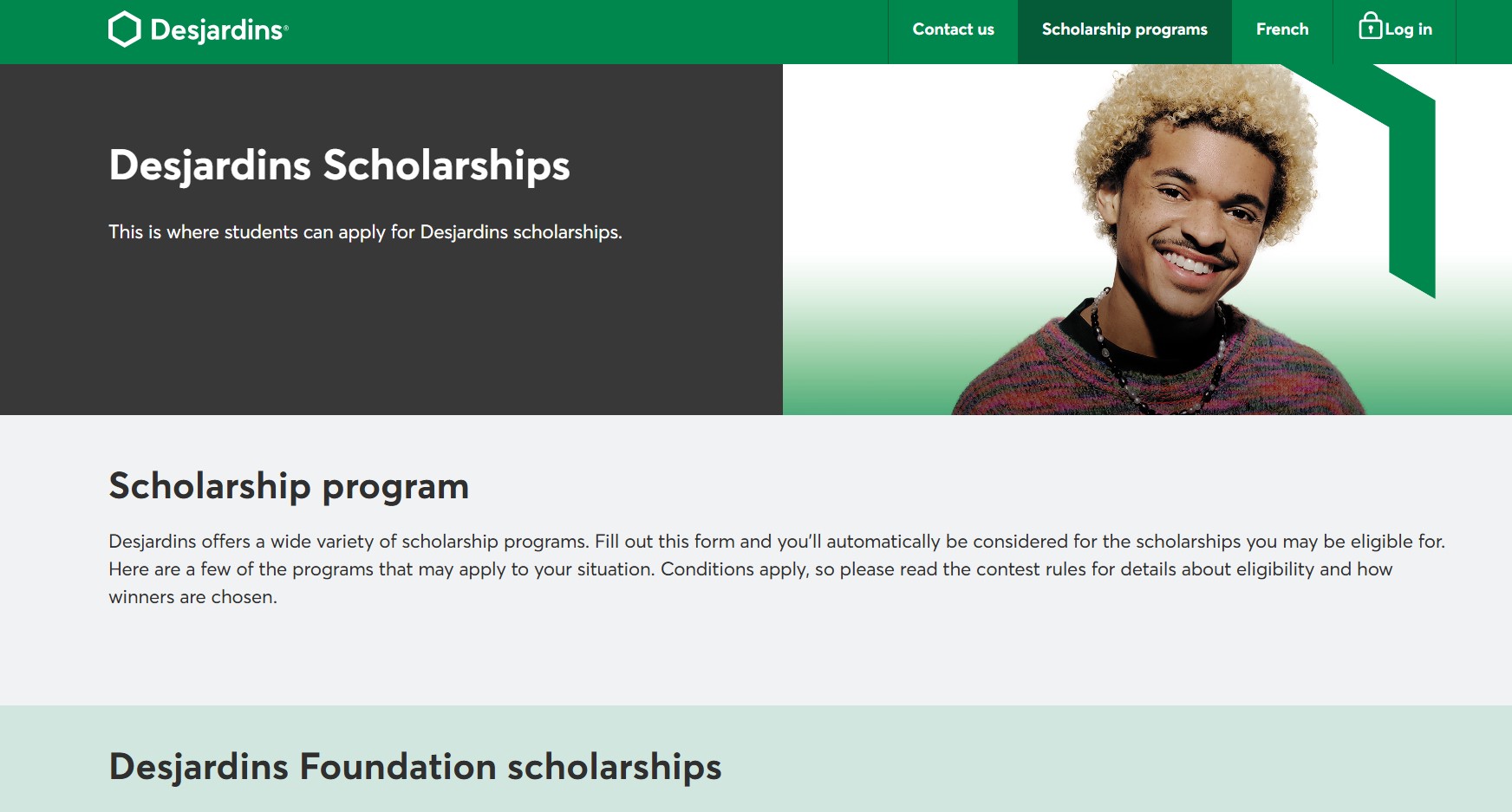 Desjardins Foundation Scholarships 2026