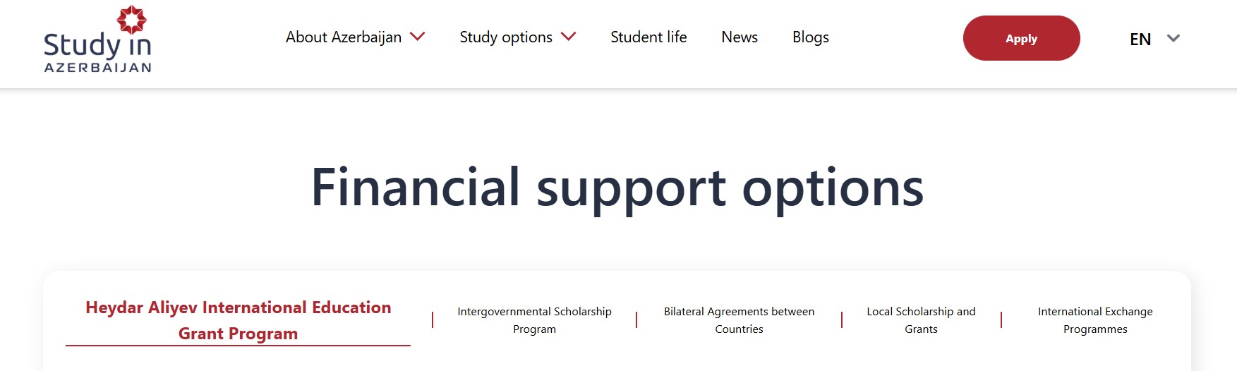 Heydar Aliyev International Education Grant Program 2026