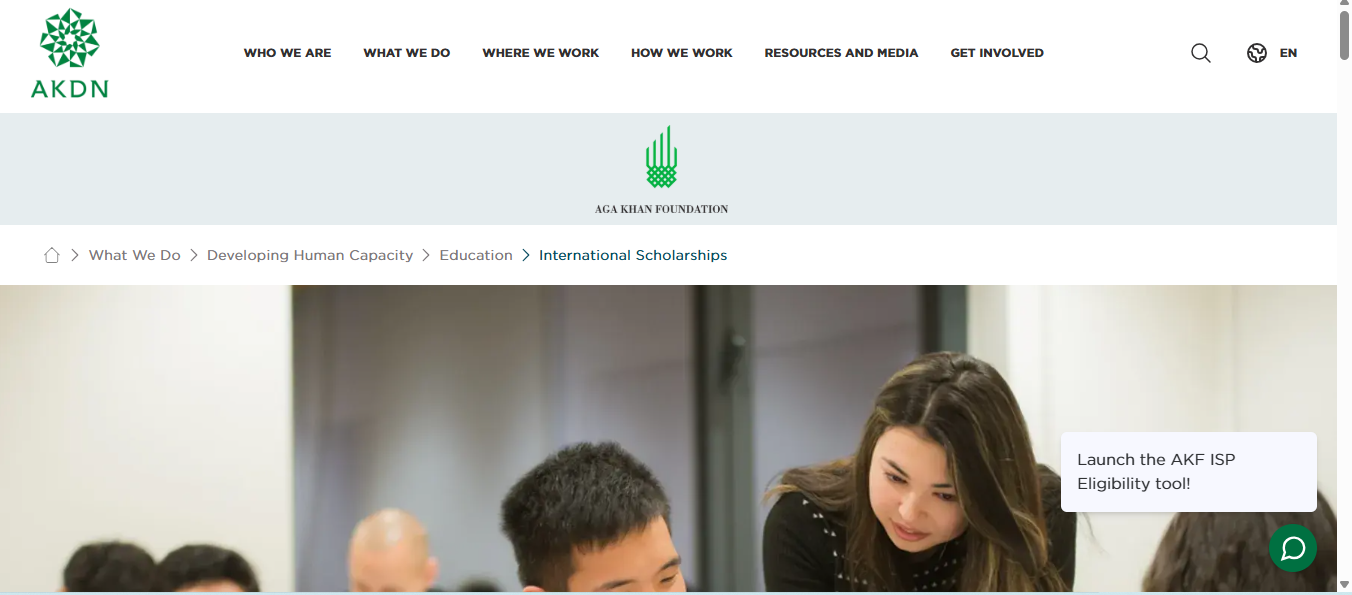 Aga Khan Foundation International Scholarship Programme