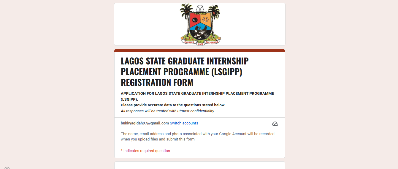 Lagos State Graduate Internship Placement Programme