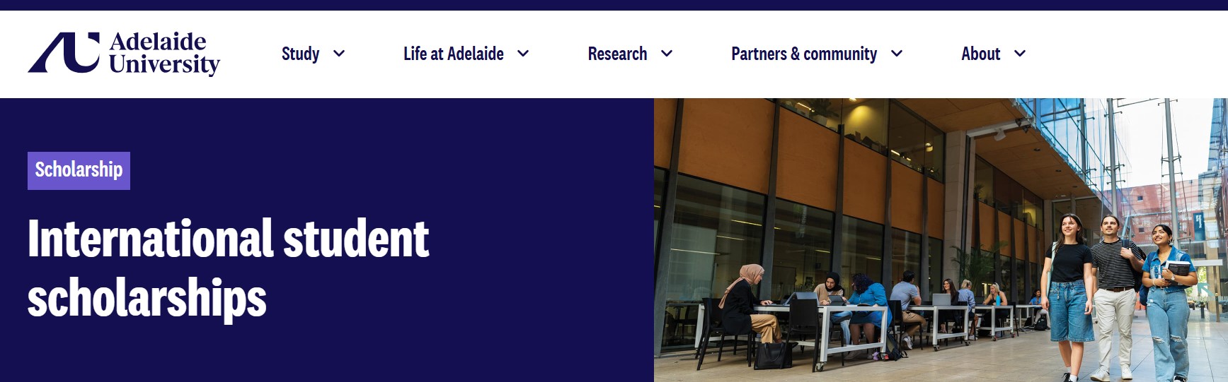 Adelaide University International Scholarships 2026