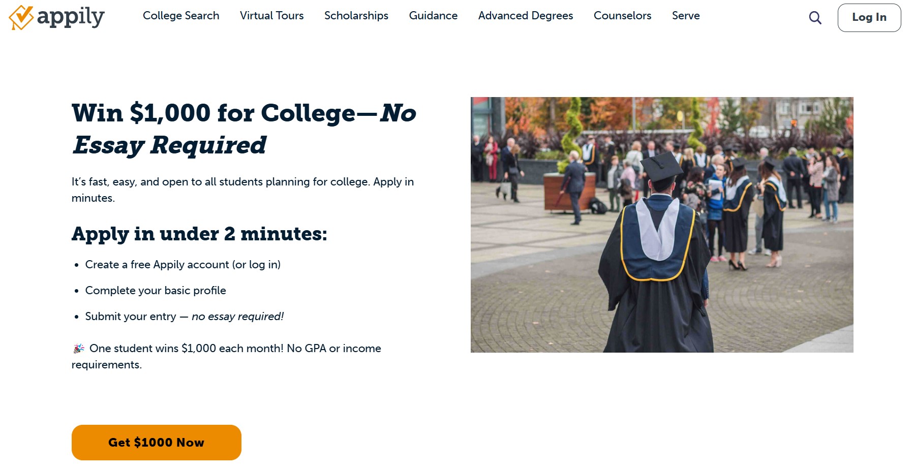 Appily Easy Money Scholarship 2026