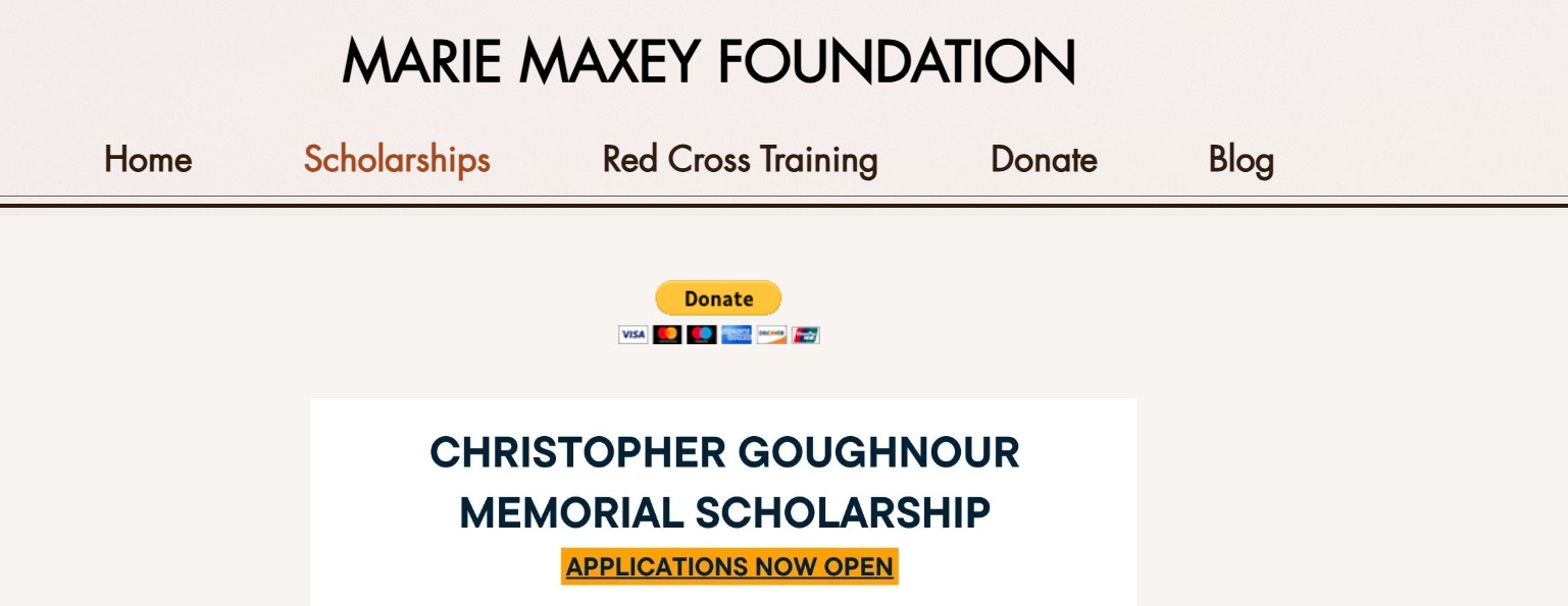 Chris Goughnour Scholarship 2026