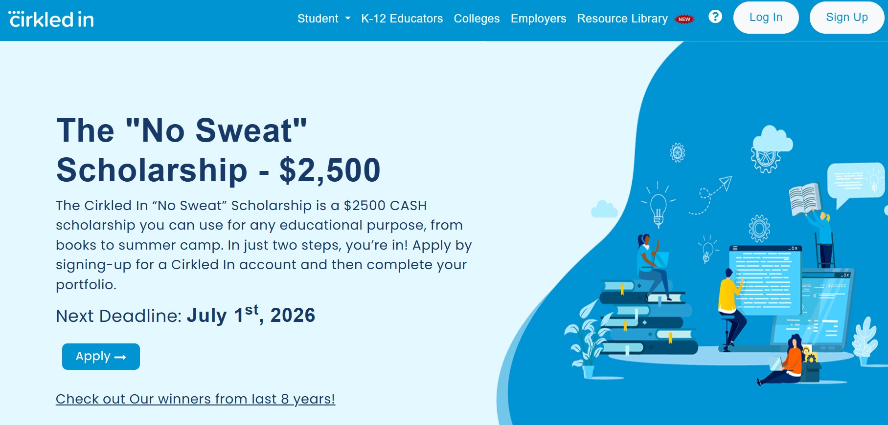 Cirkled In “No Sweat” Scholarship 2026 