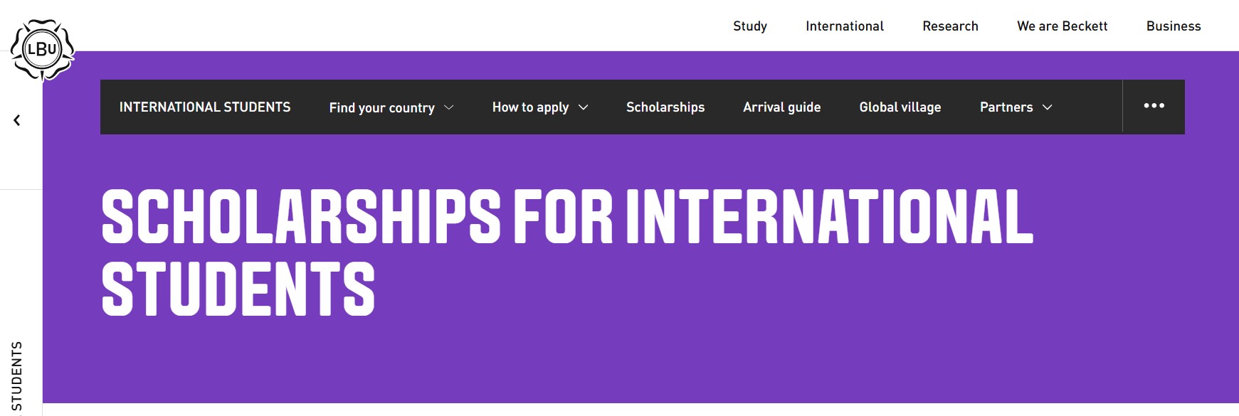 Dean’s Undergraduate Scholarship 2026